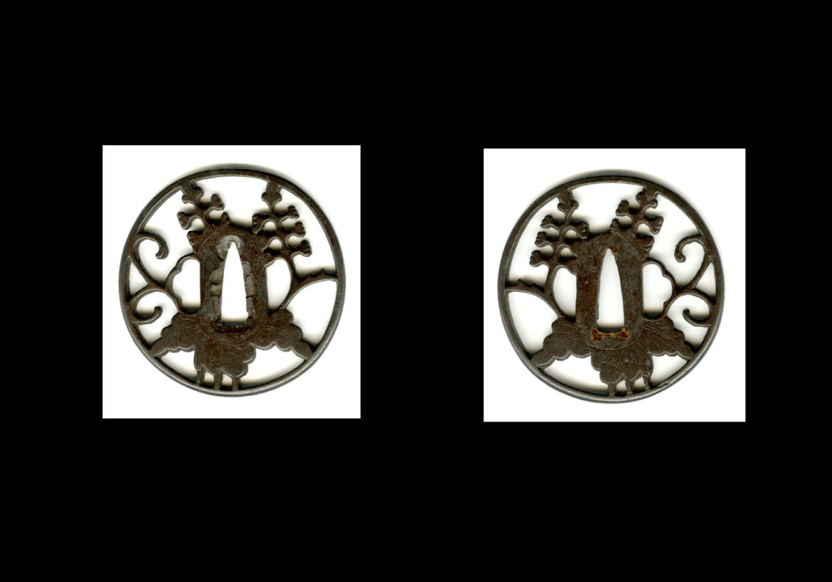 PLEASING SHOAMI SUKASHI TSUBA #000459