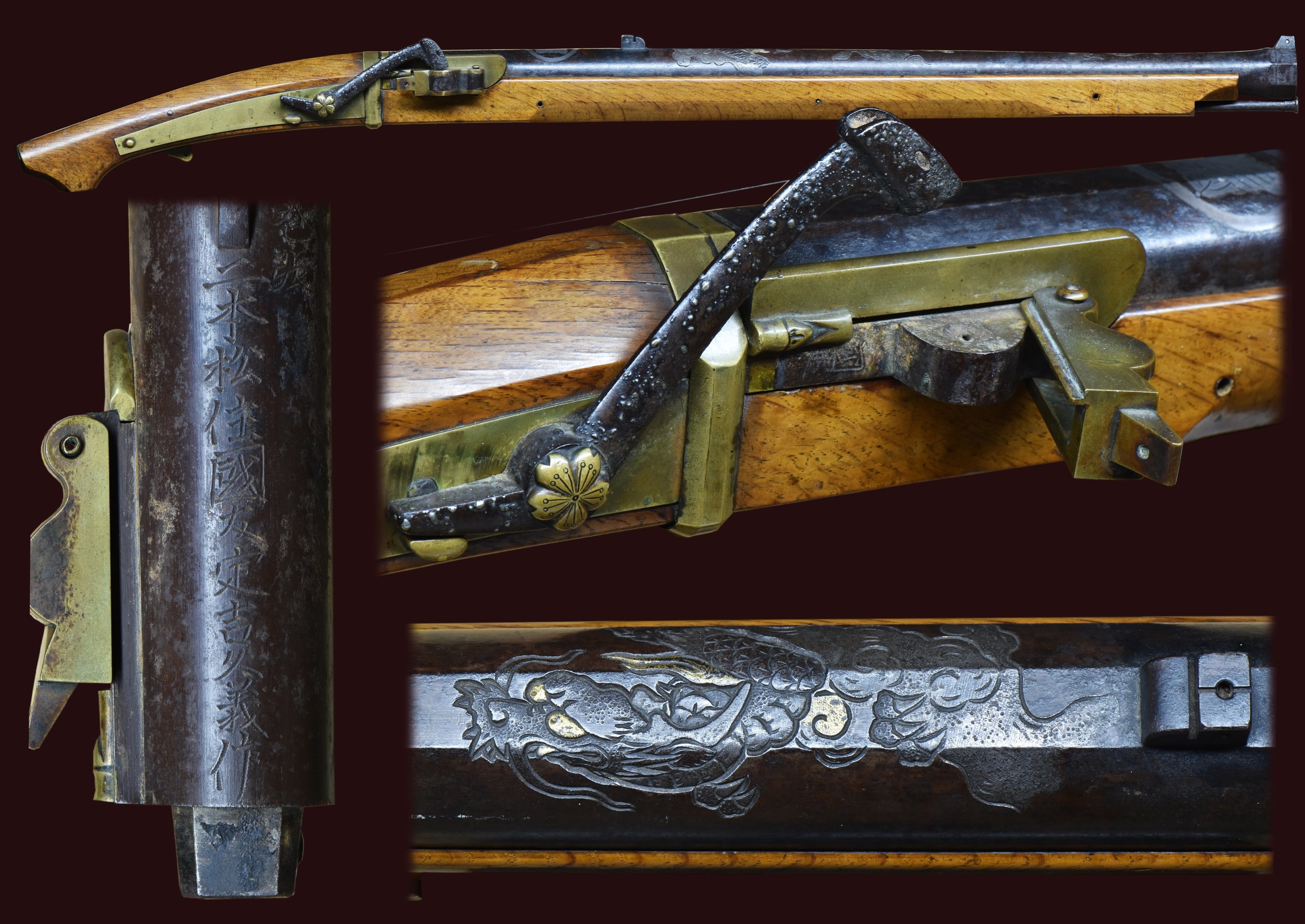 by Kunitomo Sadakichi Hisayoshi - Rare Edo Era Matchlock