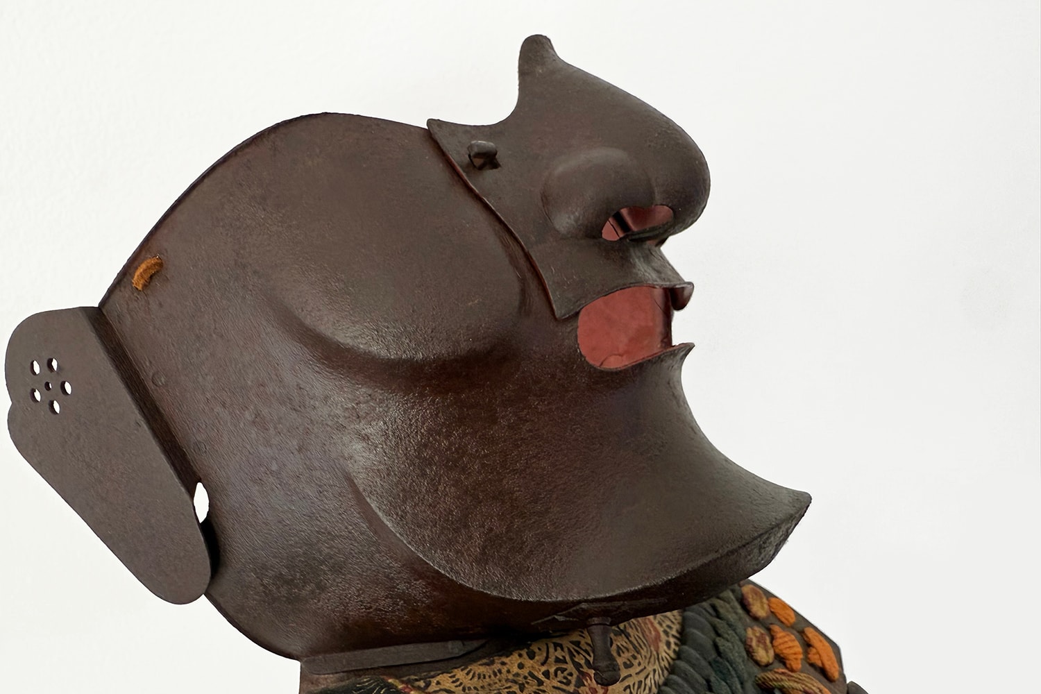 Armor - A mid Edo period Ryūbu Tetsu-sabiji menpo