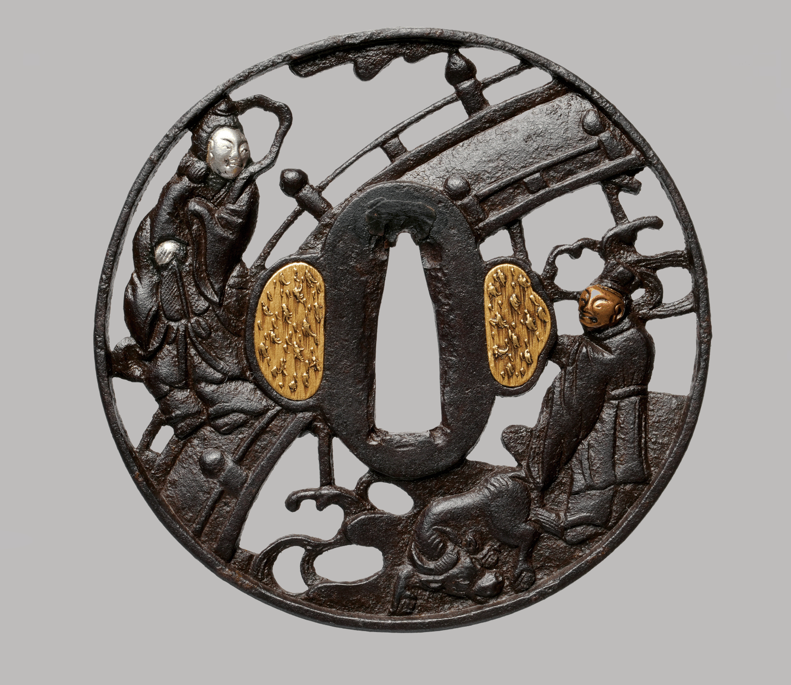 Tsuba Ko-Shoami, Sasano Masayuki Hakogaki Kopie