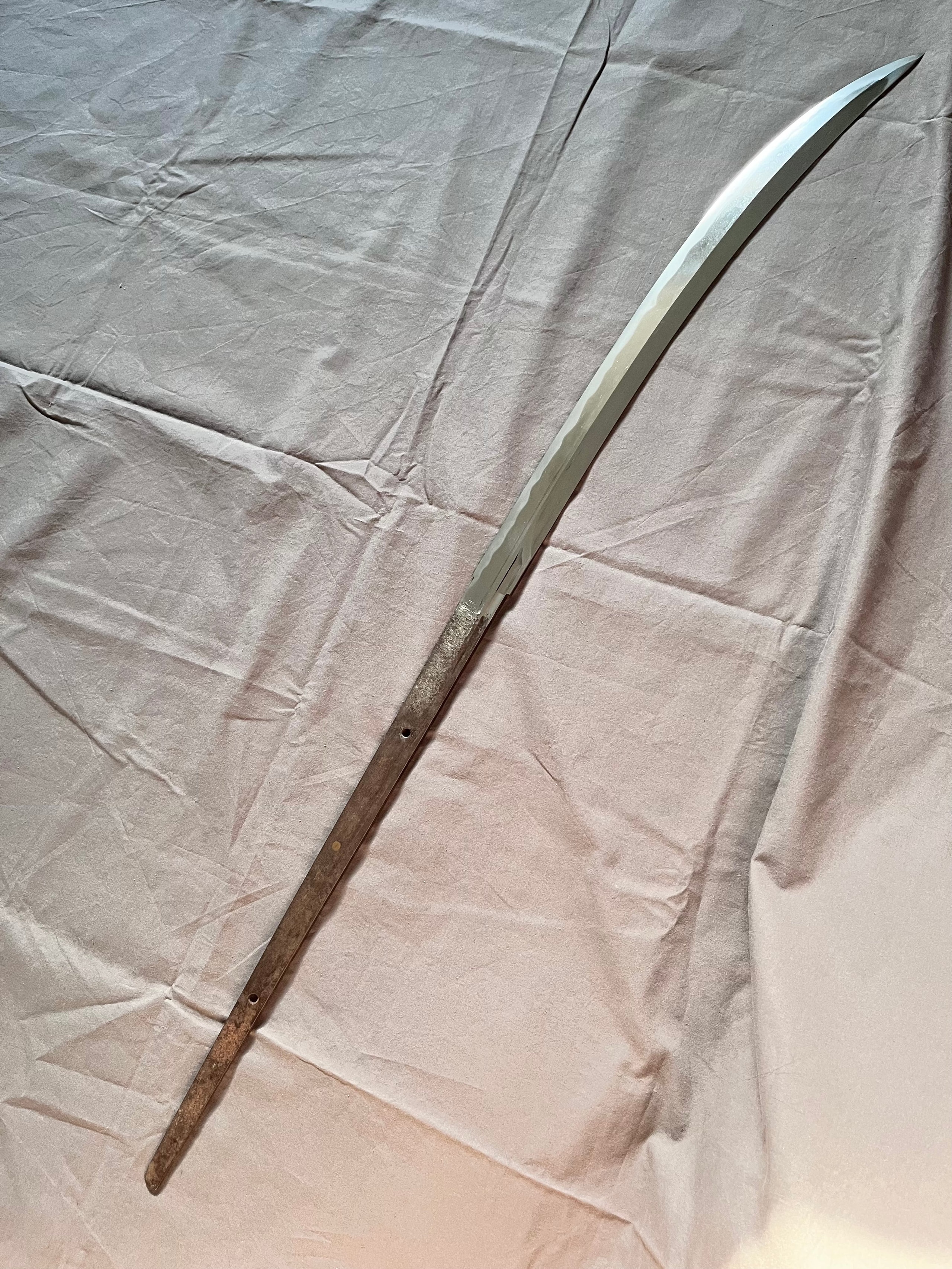 Naginata - Hozon - by Mino Senjuin School - Kanesaki Mumei - NBTHK Hozon