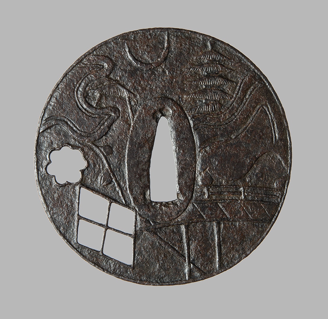 Kamakura Bori Tsuba