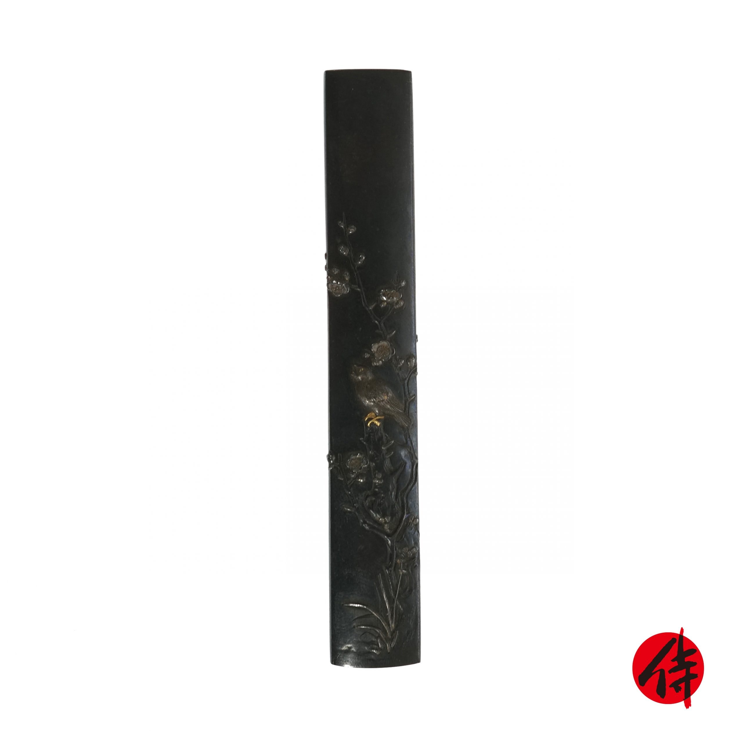 Edo period antique Kozuka for Samurai Sword with NBTHK Hozon Certificate (K-15)