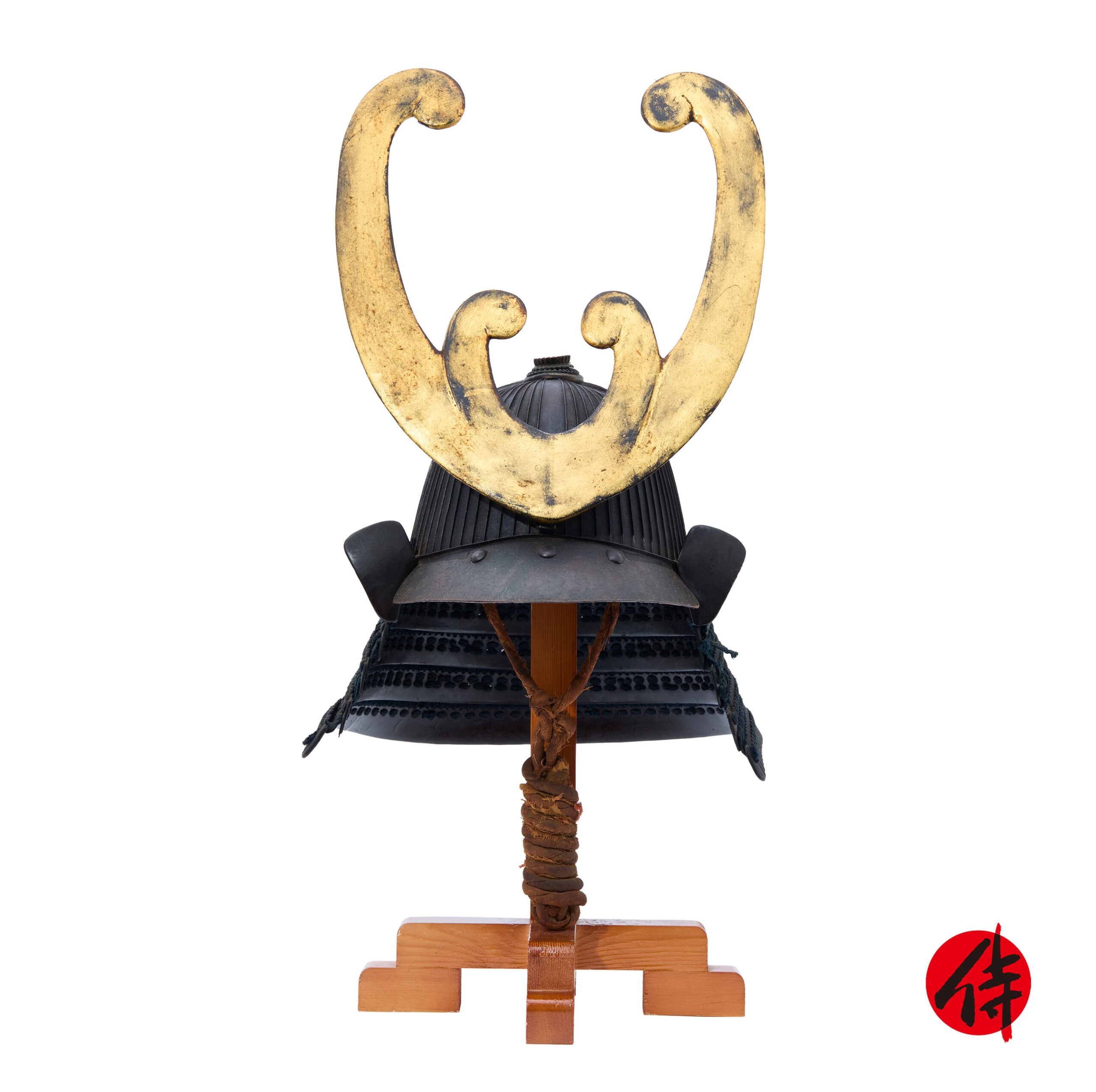 Kabuto - Antique Samurai Helmet: Early Edo Period Rokujuni Ken Suji Kabuto with Tokubetsu Kicho Shiryo Certificate