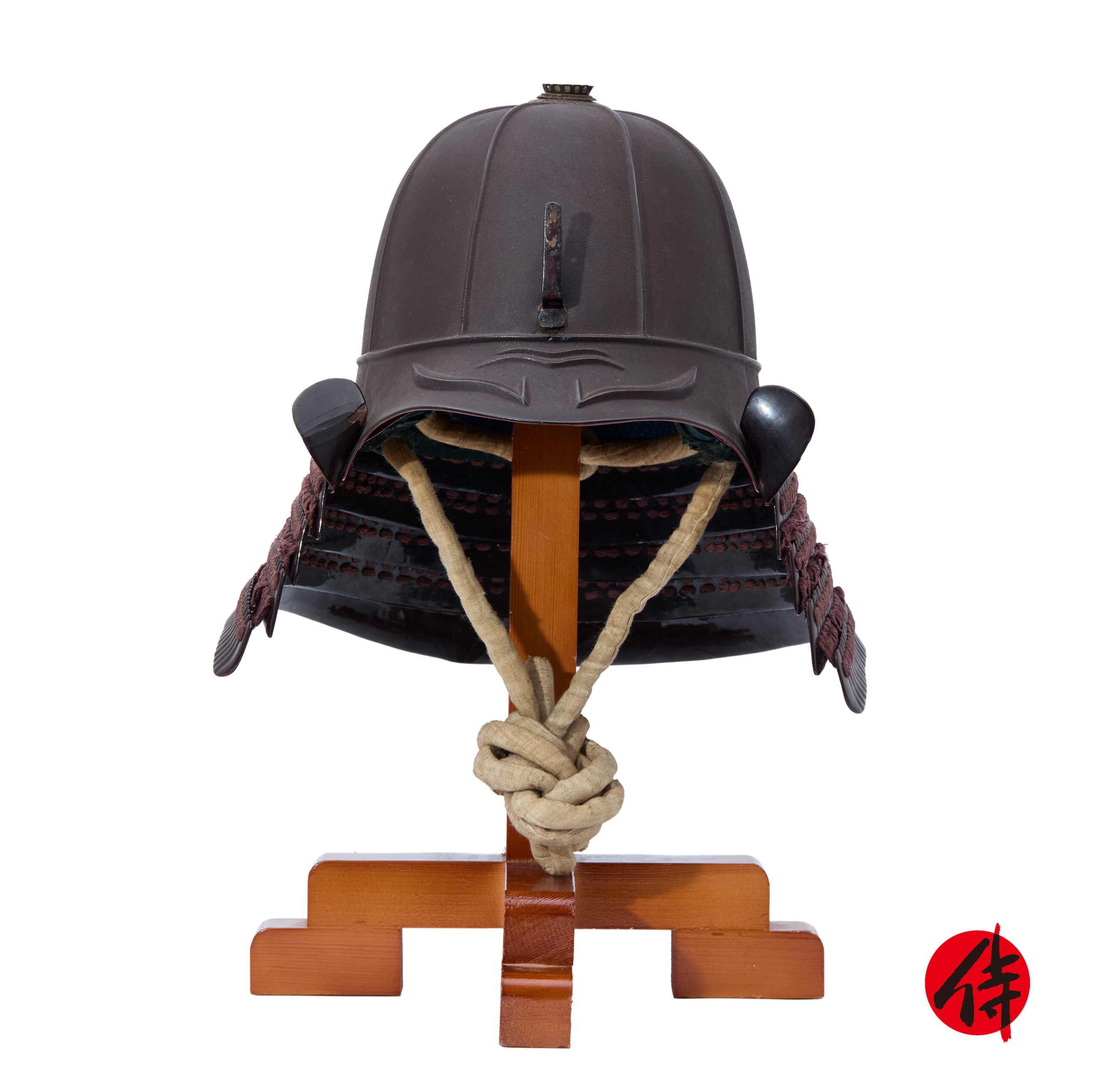 Kabuto - Antique Samurai Helmet: Early Edo Period Hachi Ken Suji Kabuto with Tokubetsu Kicho Shiryo Certificate