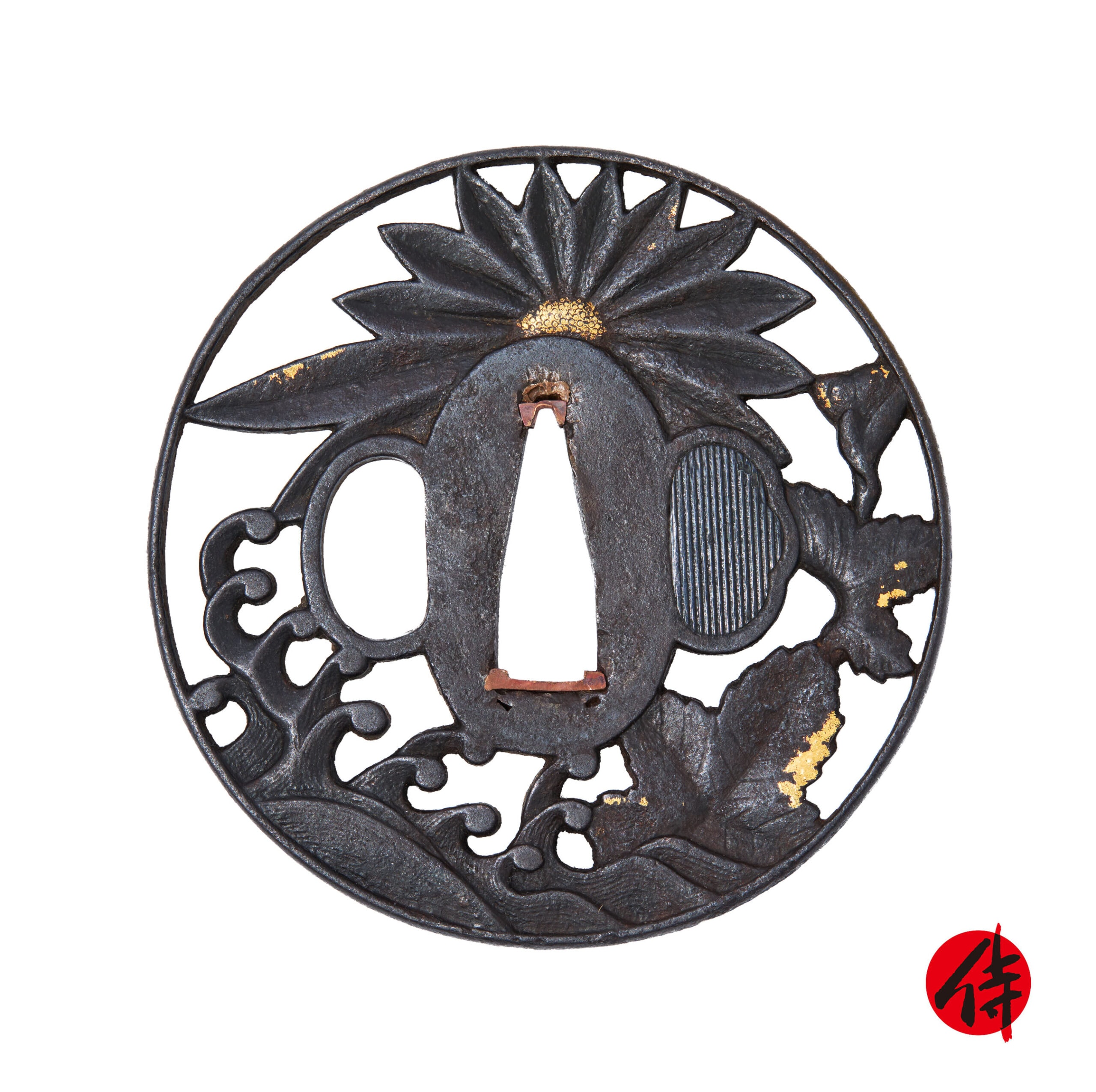 Antique Tsuba for Samurai Sword with NBTHK Hozon Certificate (T-919)