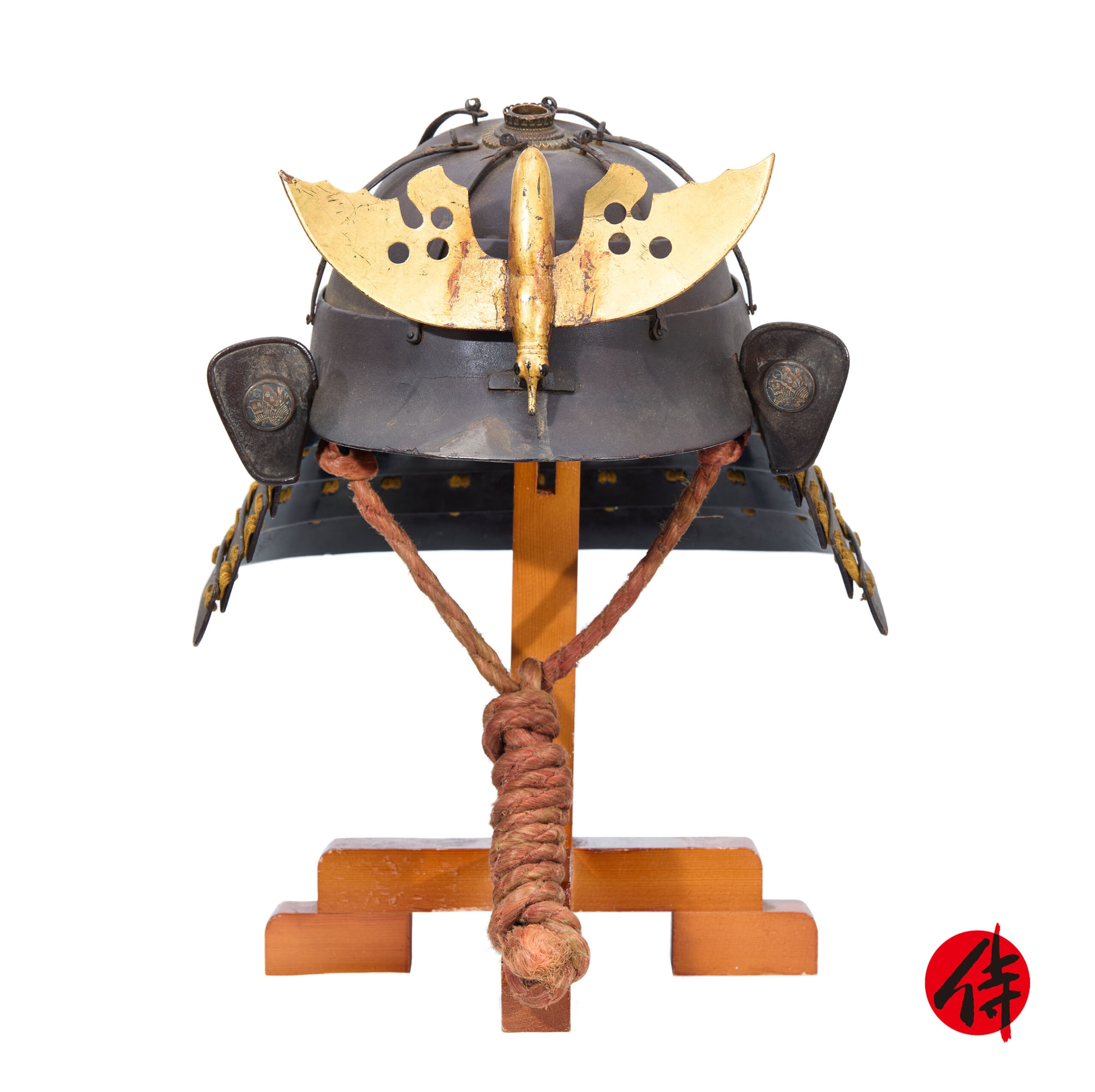 Antique Samurai Helmet Mid Edo Period Tatami Kabuto Tokubetsu Kicho Shiryo Certificate (KT-76)