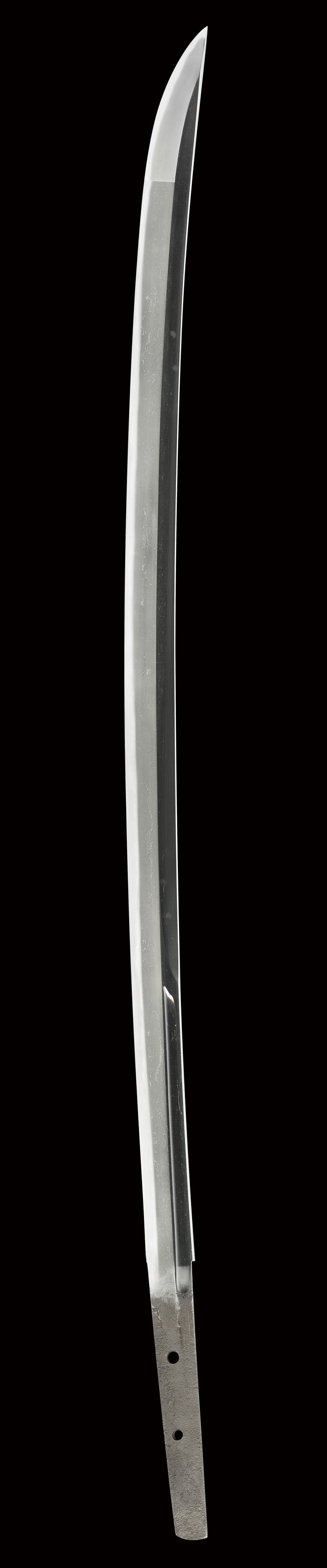 Tokuho - by Rai Kunizane - Naginata Naoshi Katana: Mumei (Attributed to Rai Kunitoshi)