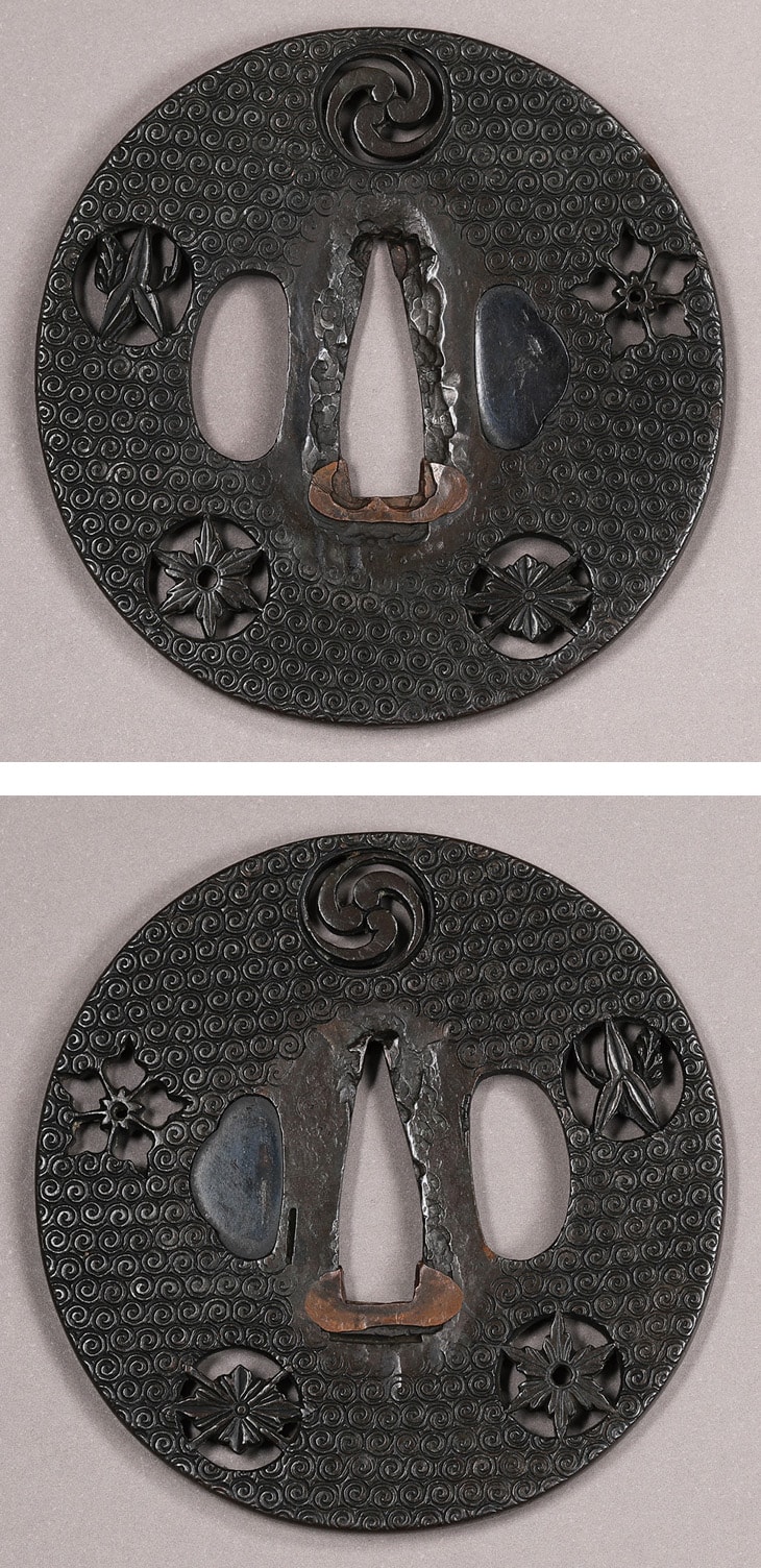 鍔:武鑑散透図