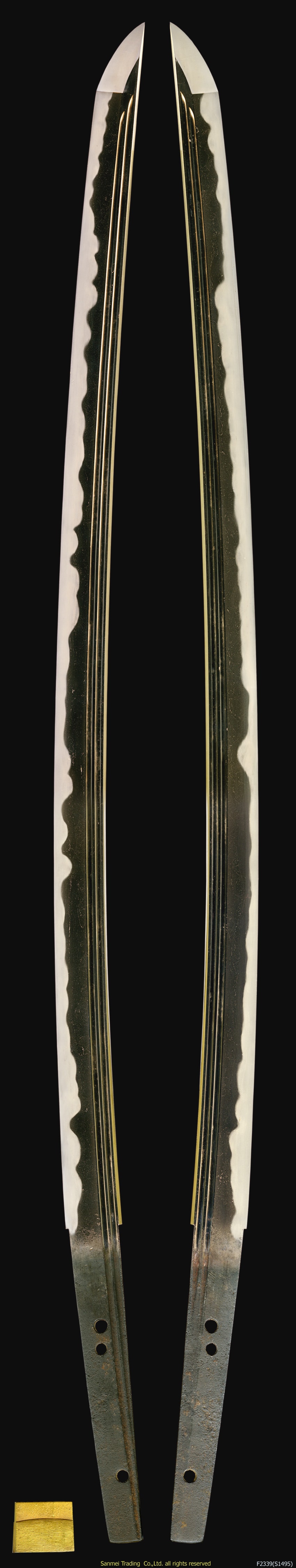Katana - Tokuho - by Naoe Shizu School - Katana unsigned attributed to a work of Naoe-Shizu