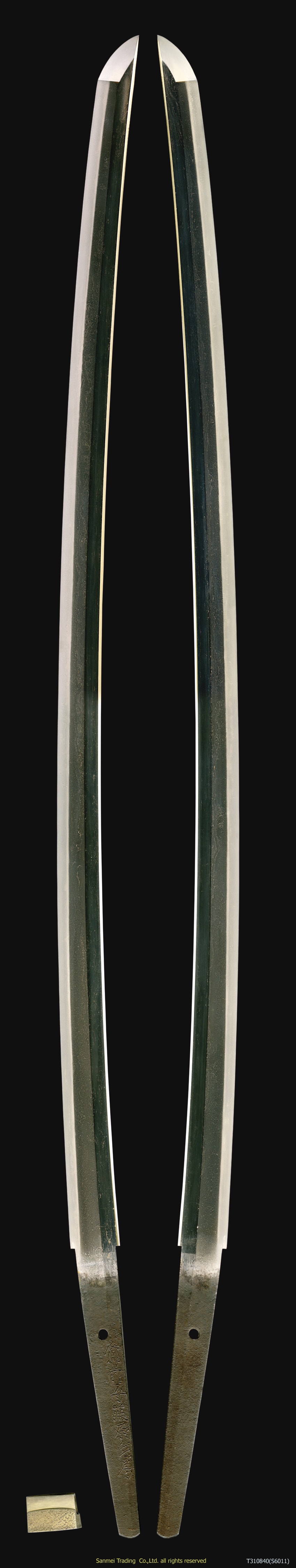 Katana - Tokuho - by Ujifusa - Katana signed Bizen-no-kami Fujiwara UJIFUSA