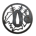 Iron Round shape Tsuba