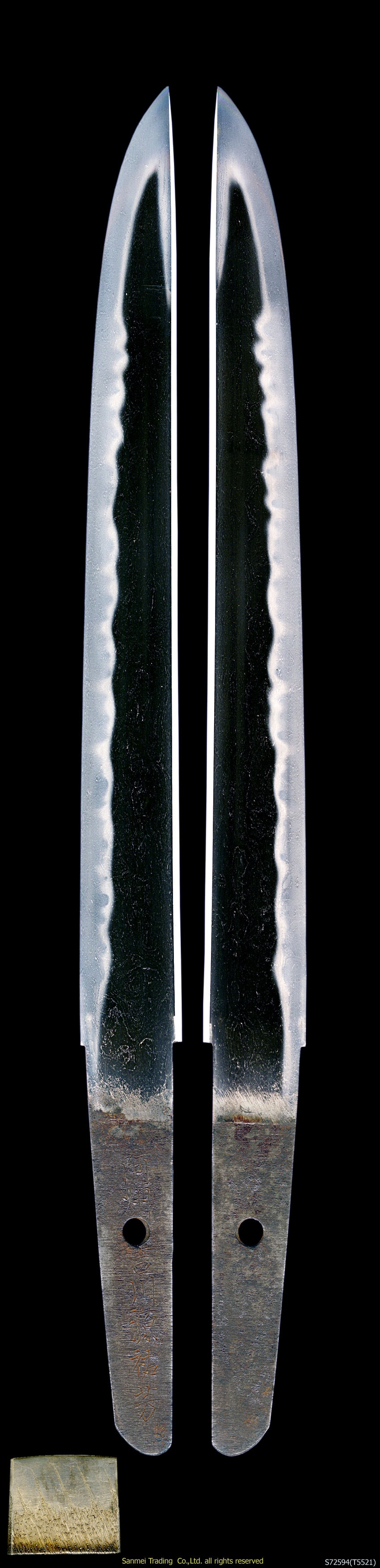 Tanto - Hozon - by Yoshikawa Minamoto Sukeyoshi - Awa-shū Yoshikawa Minamoto Sukeyoshi