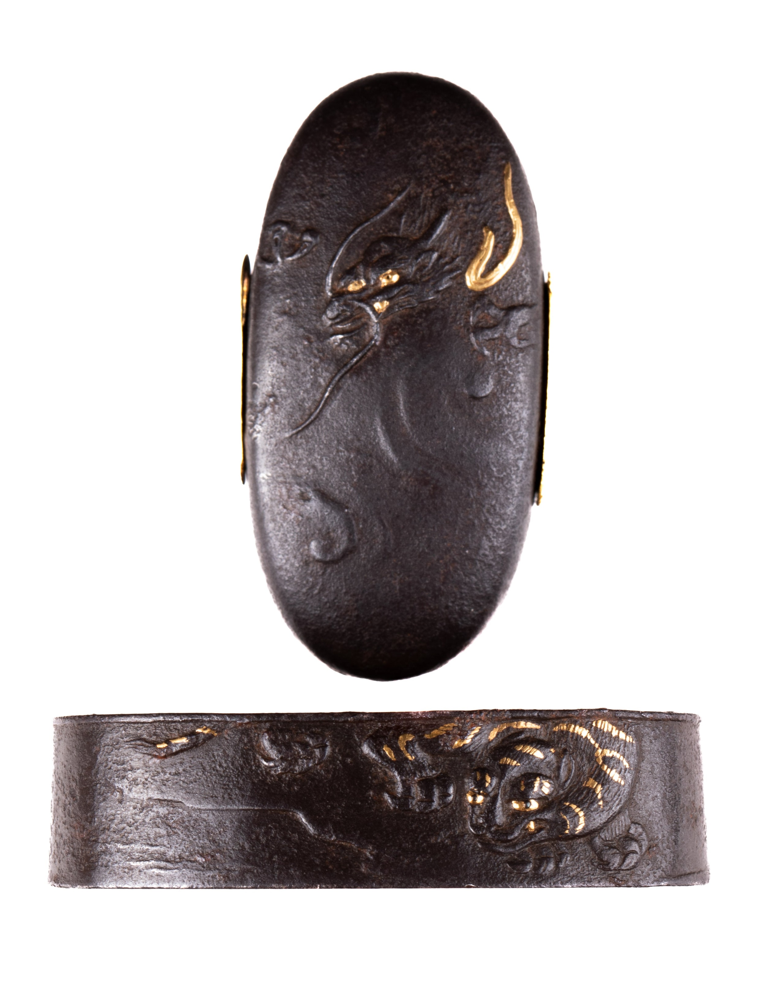 Iron Fuchikashira signed "Teikan" with NBTHK Tokubetsu Hozon Tosogu