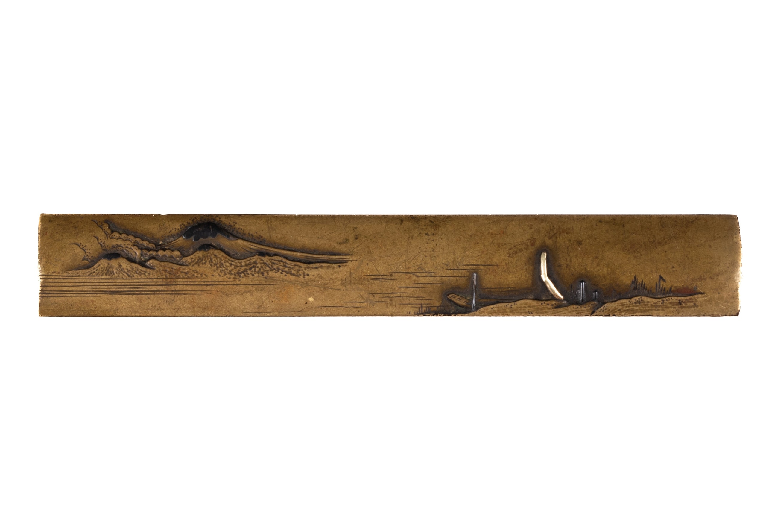Tosogu - by Nara School - Sentoku Kozuka with Landscape Design