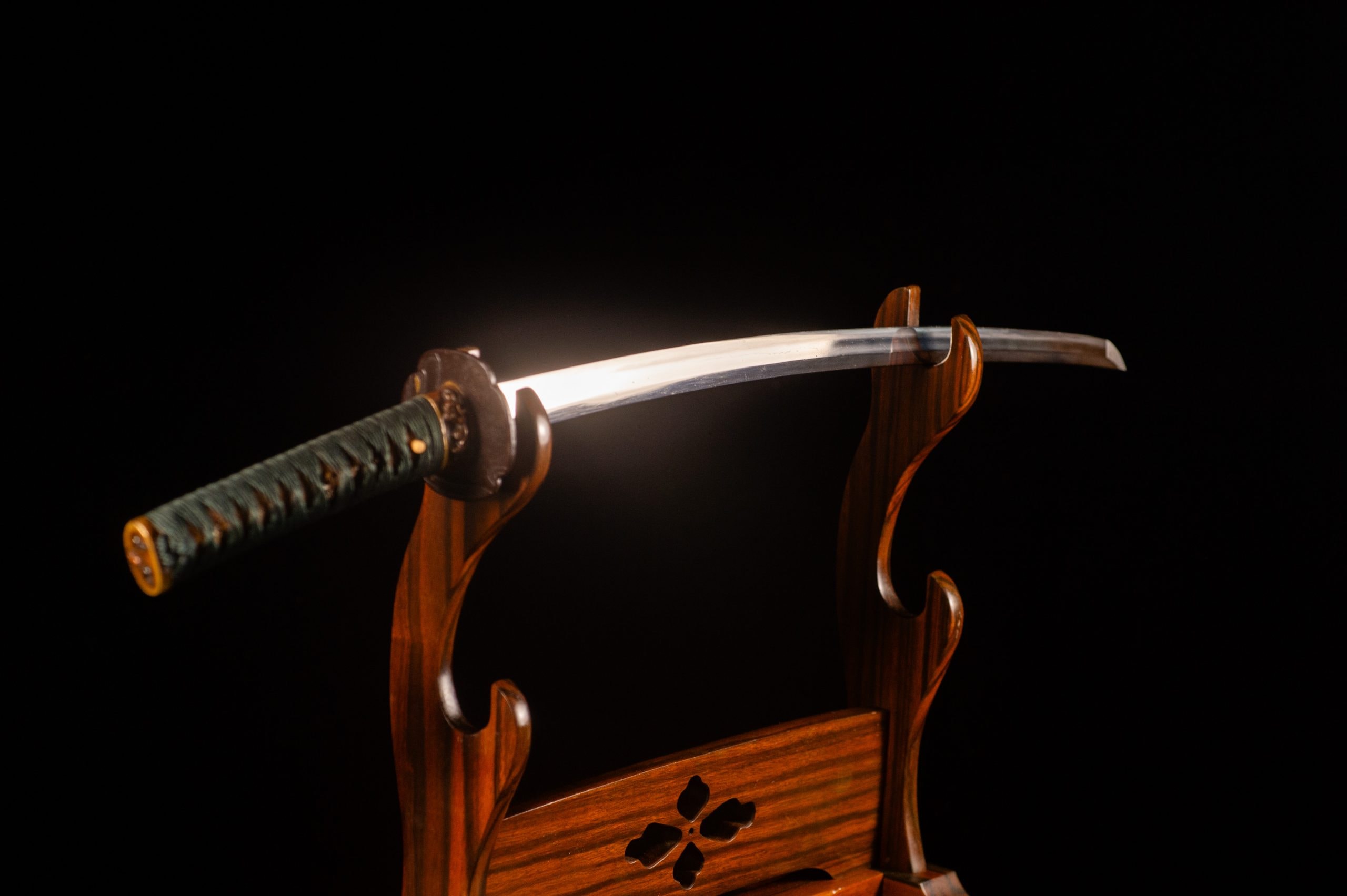 Wakizashi - by Kuniyoshi - Kinomaru Kuniyoshi in Koshirae