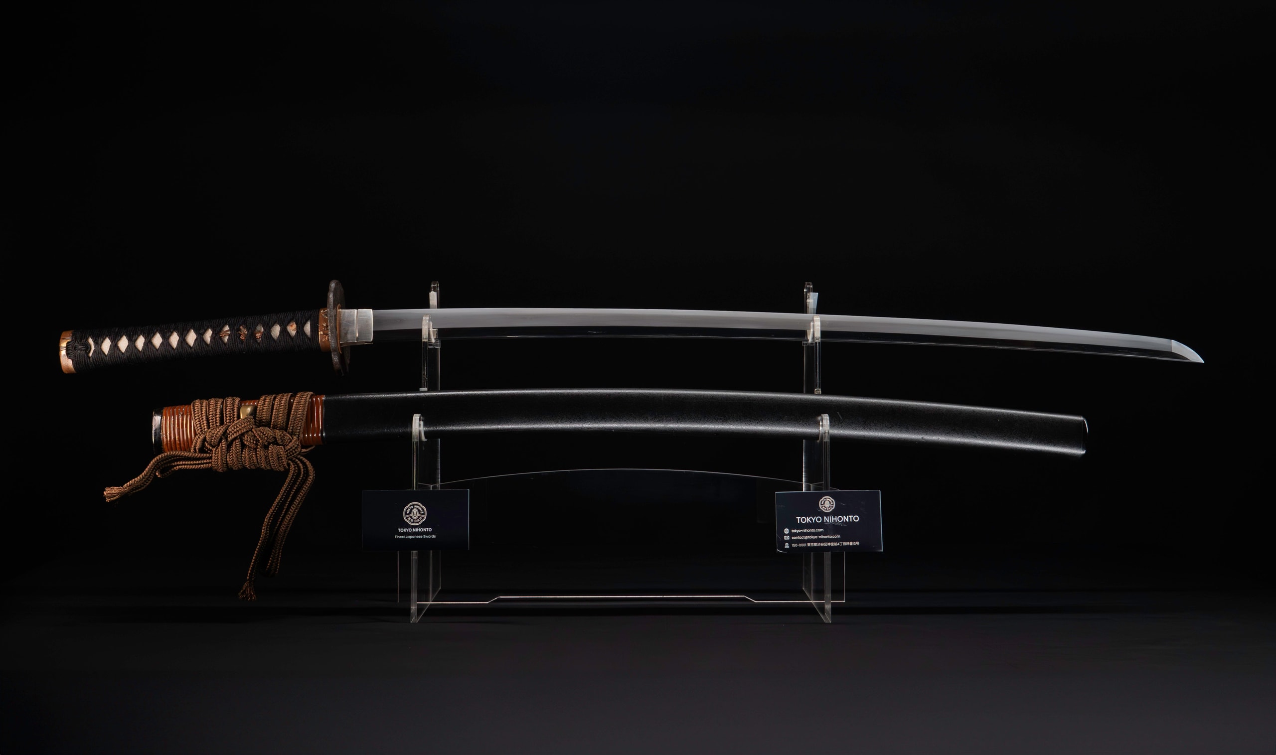 Antique Japanese Katana Sword attributed to the Fujiwara Takada School with Long 76 cm Nagasa, Suguha Hamon and Ise-Ebi Lobster Menuki - NBTHK Hozon