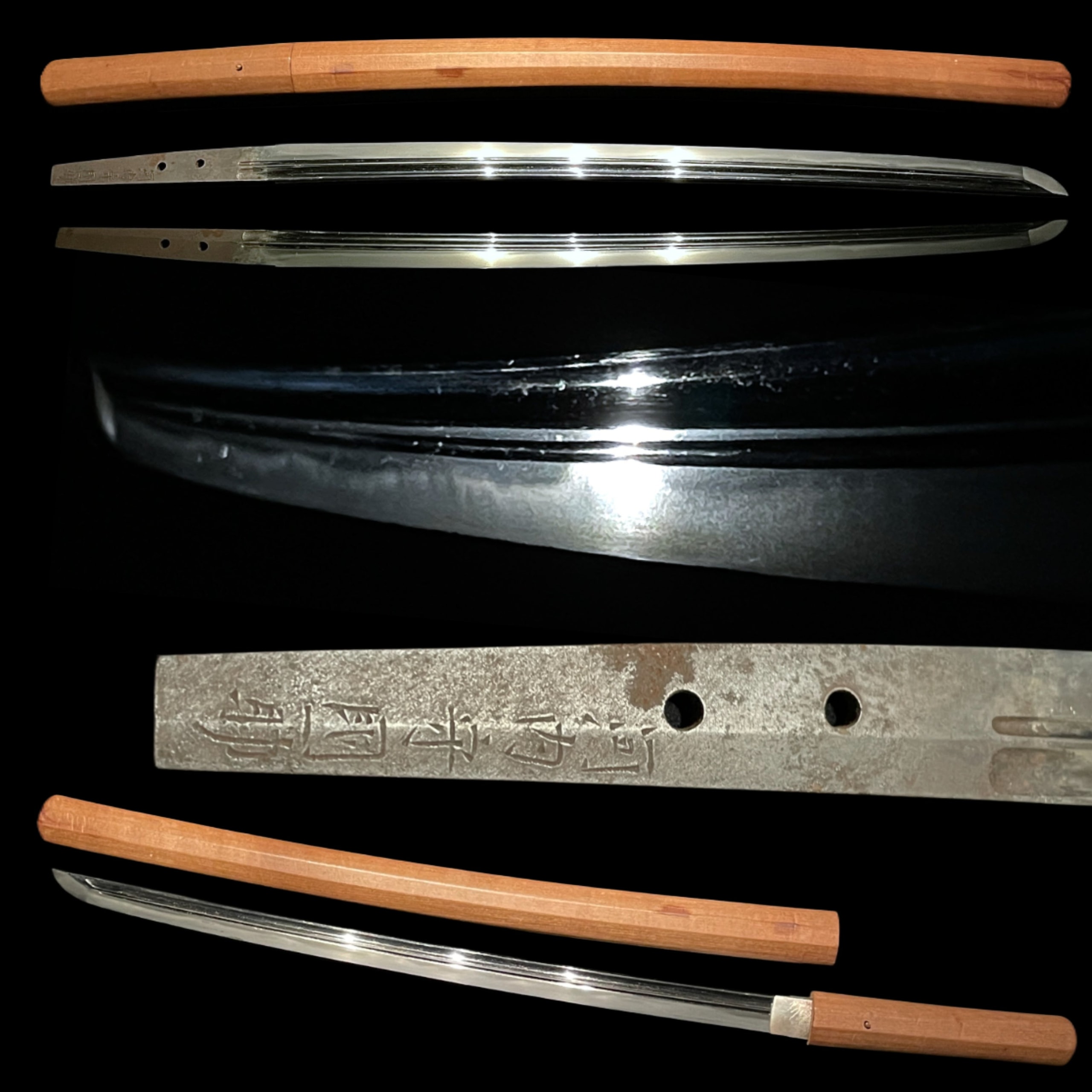 Wakizashi - by Horikawa Kunisuke - Long Wakizashi: Kawachinokami Kunisuke - Early Edo Period