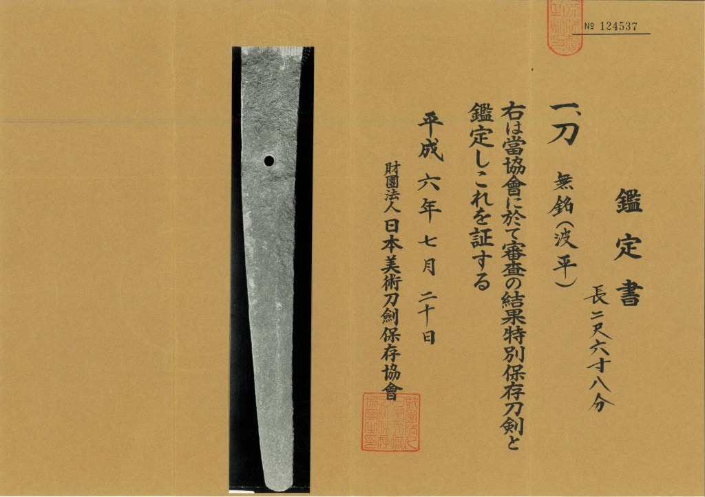 Tachi - Satsuma Naminohira Tachi