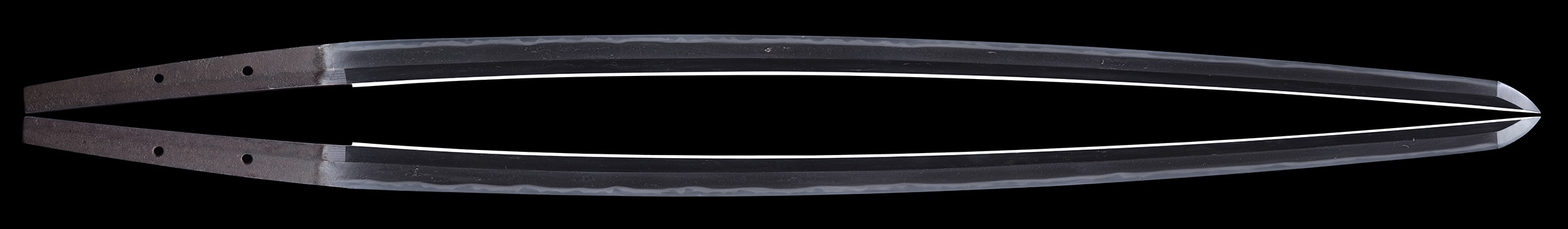 Katana - by Yoshii School - Mumei (attributed to Yoshii), in Shirasaya