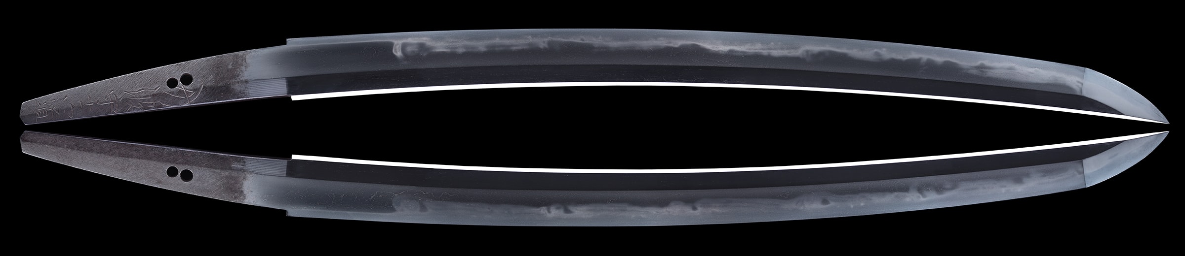 Wakizashi - by Mishina Yoshimichi - Wakizashi in Shirasaya