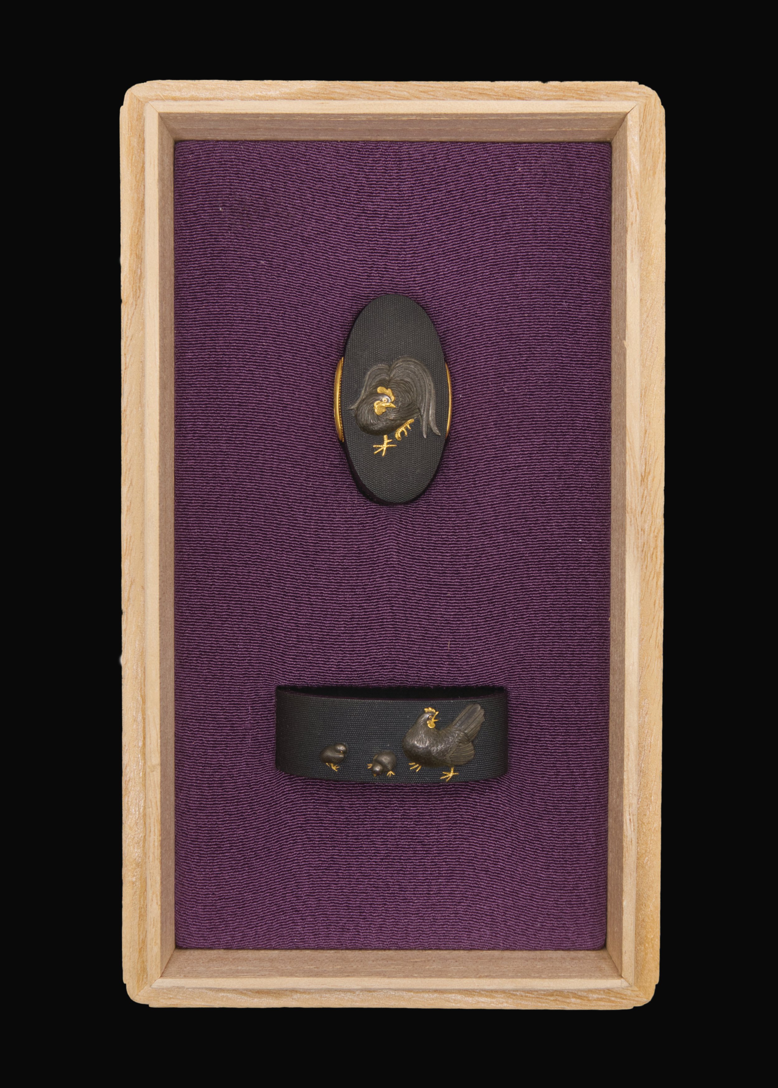 Fuchi-Kashira - Hozon - by Iwamoto School - Iwamoto Hirotoshi