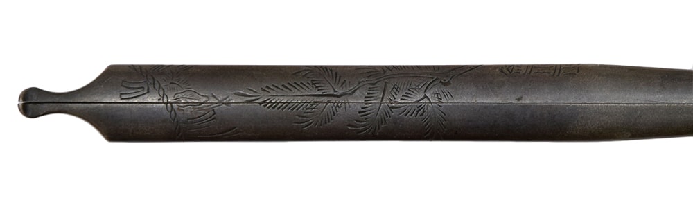 Kogai - Kogai with Design of Maki and Shimenawa, Mumei