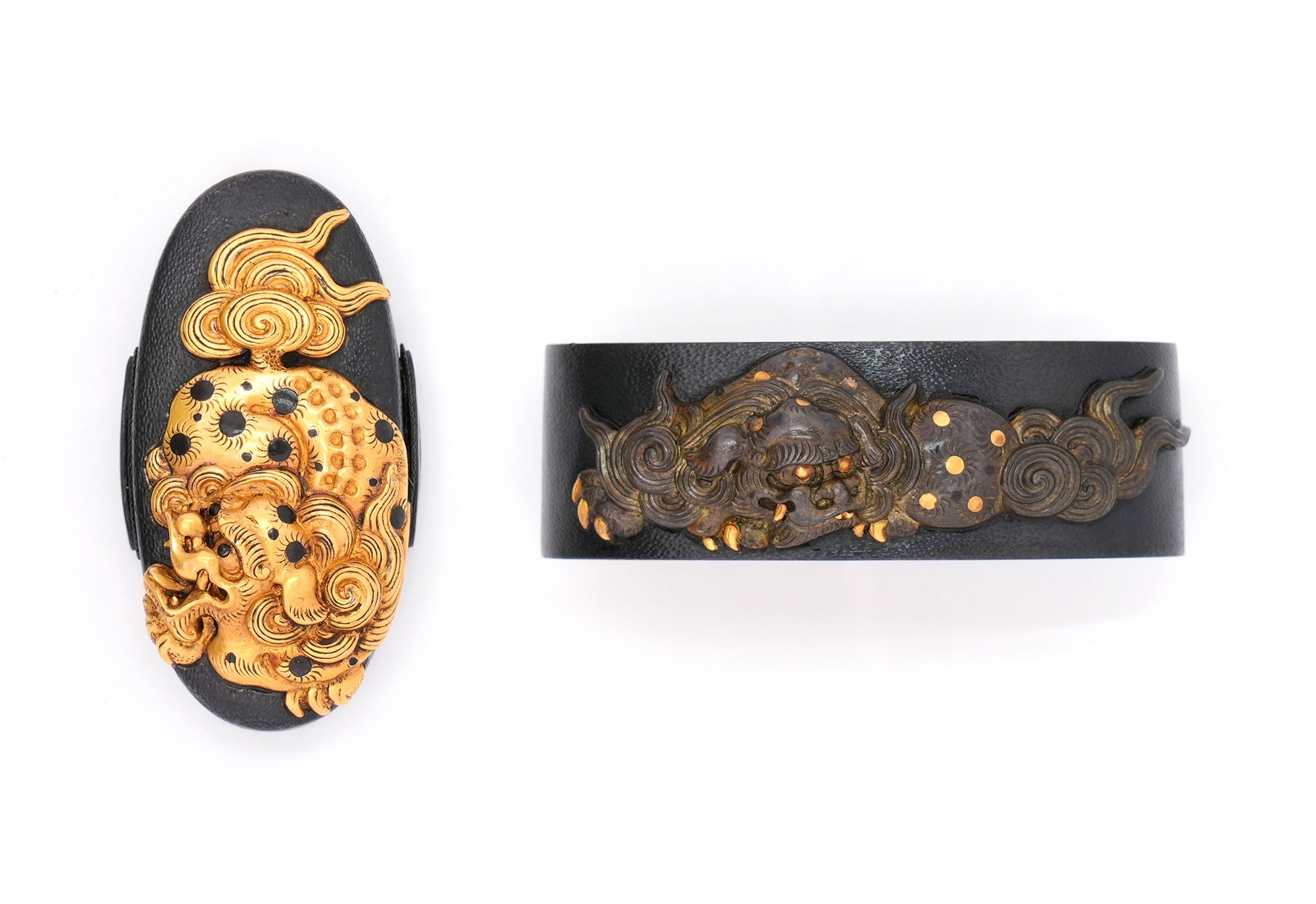 Fuchi-Kashira - Tokuho - by Hamano Masanobu - Fuchi-Kashira: Masanobu - 14-291