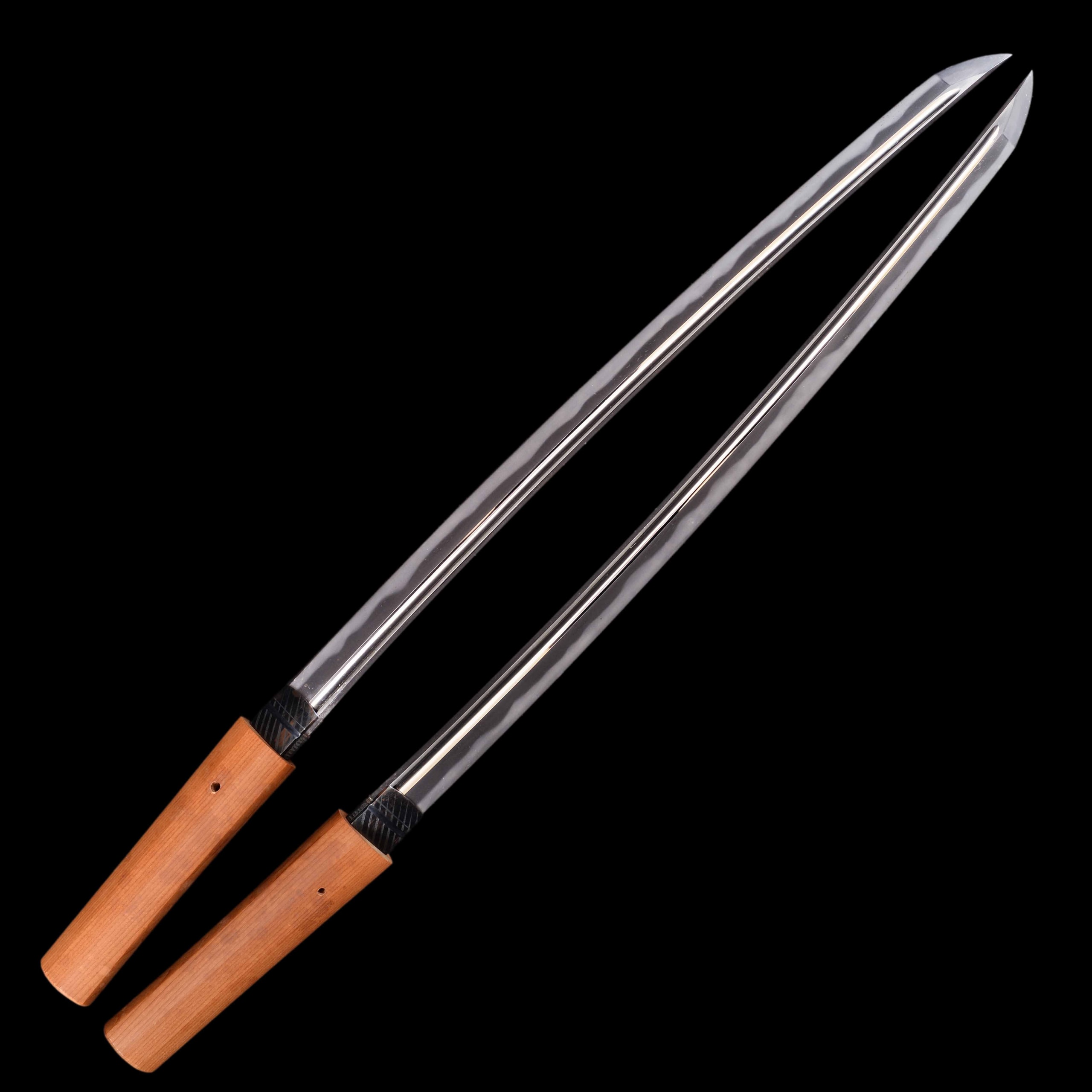 Wakizashi - by Hizen Tadahiro - Tadahiro - Uchigatana Koshirae, Shirasaya, Ubu Nakago, Shinto Era, Niigata 073051