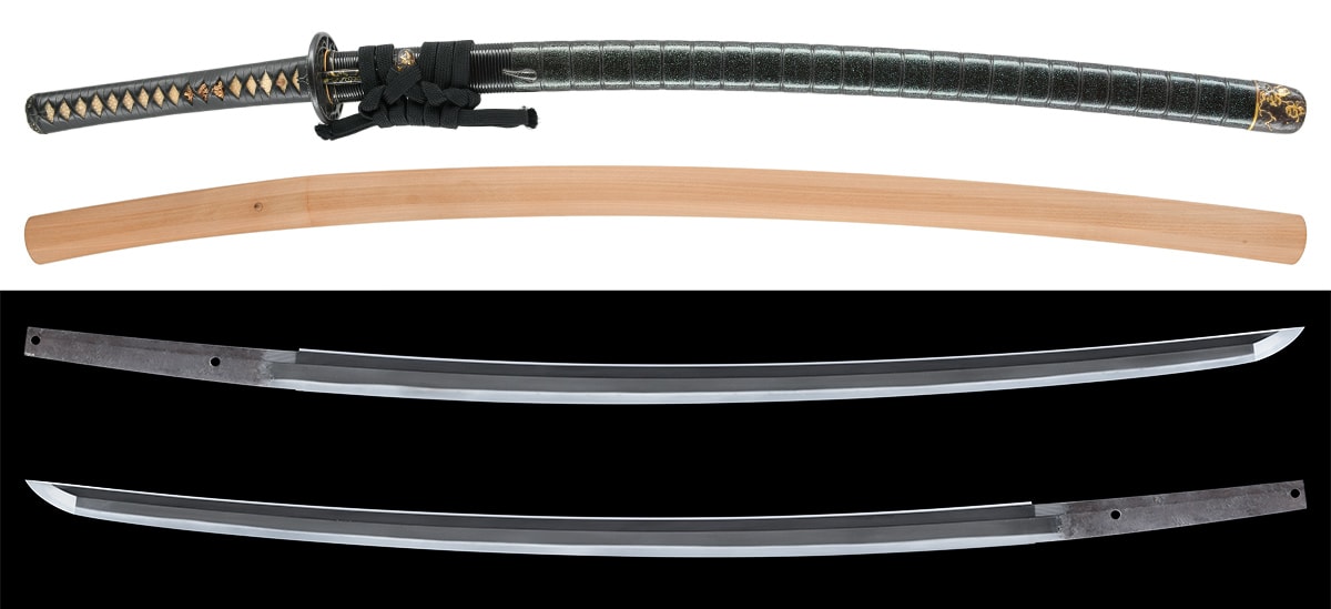 Katana - Hozon - by Shimosaka Yasutsugu - Mumei Echizen Yasutsugu (2nd generation) (Yoki-wazamono) with NBTHK Hozon Token
