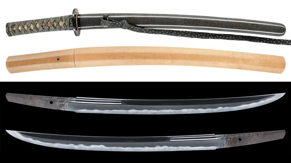 Wakizashi - Tokuho - by Mito (Swordsmiths) Tokurin - Suifu-ju Ichige Tokurin (Norichika) - NBTHK Tokubetsu Hozon Token
