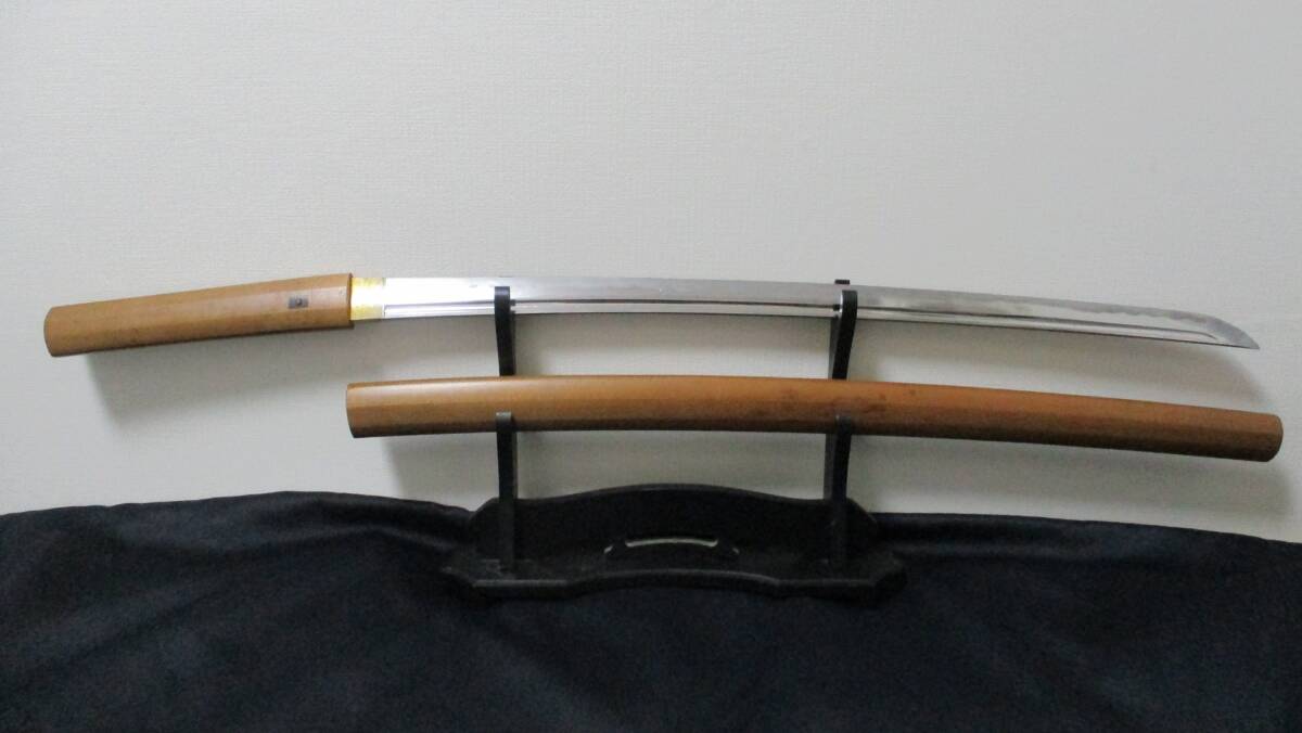 【真剣】「備州長船祐定」在銘 刃長61.2cm 反り1.5cm 元幅2.8cm 元重0.6cm 刀剣 刀 日本刀 居合刀 模造刀 模擬刀 脇差 短刀 槍 薙刀 鍔 刀装具