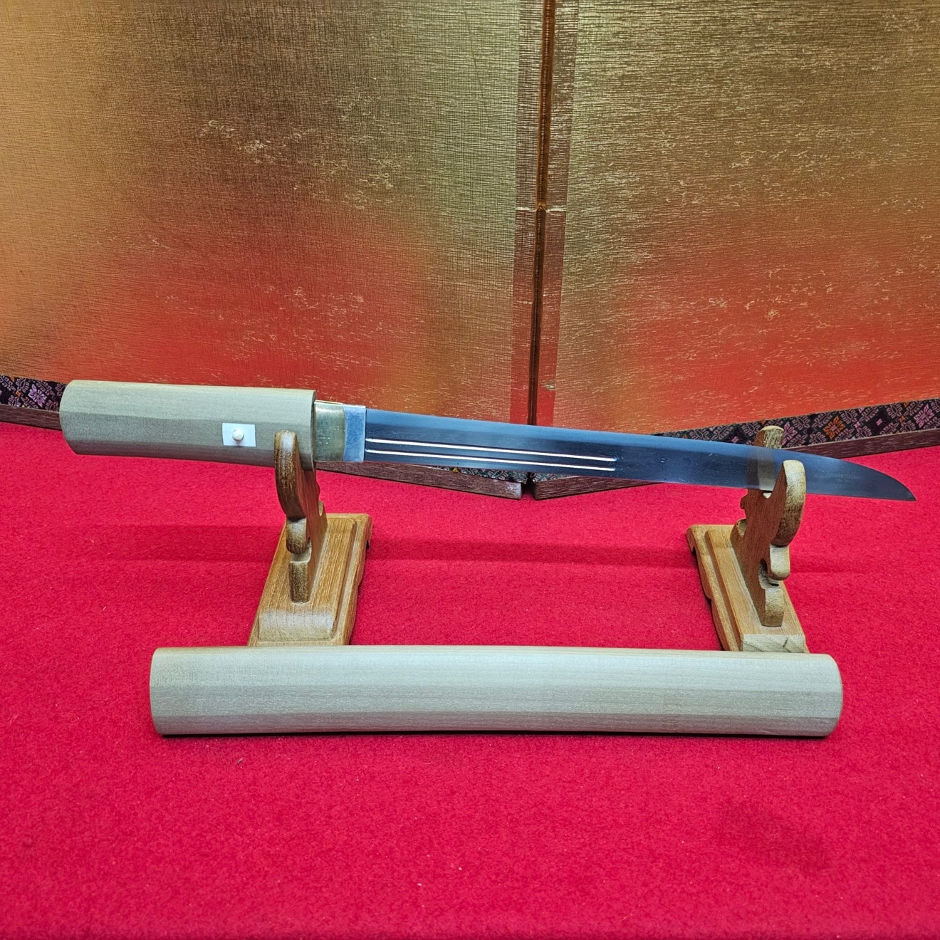 02-3243 備前国住長船清光(Bizenkoku-jyu-osafune-kiyomitu)永禄元年八月日(A.D1558 August)脇差 Wakizashi