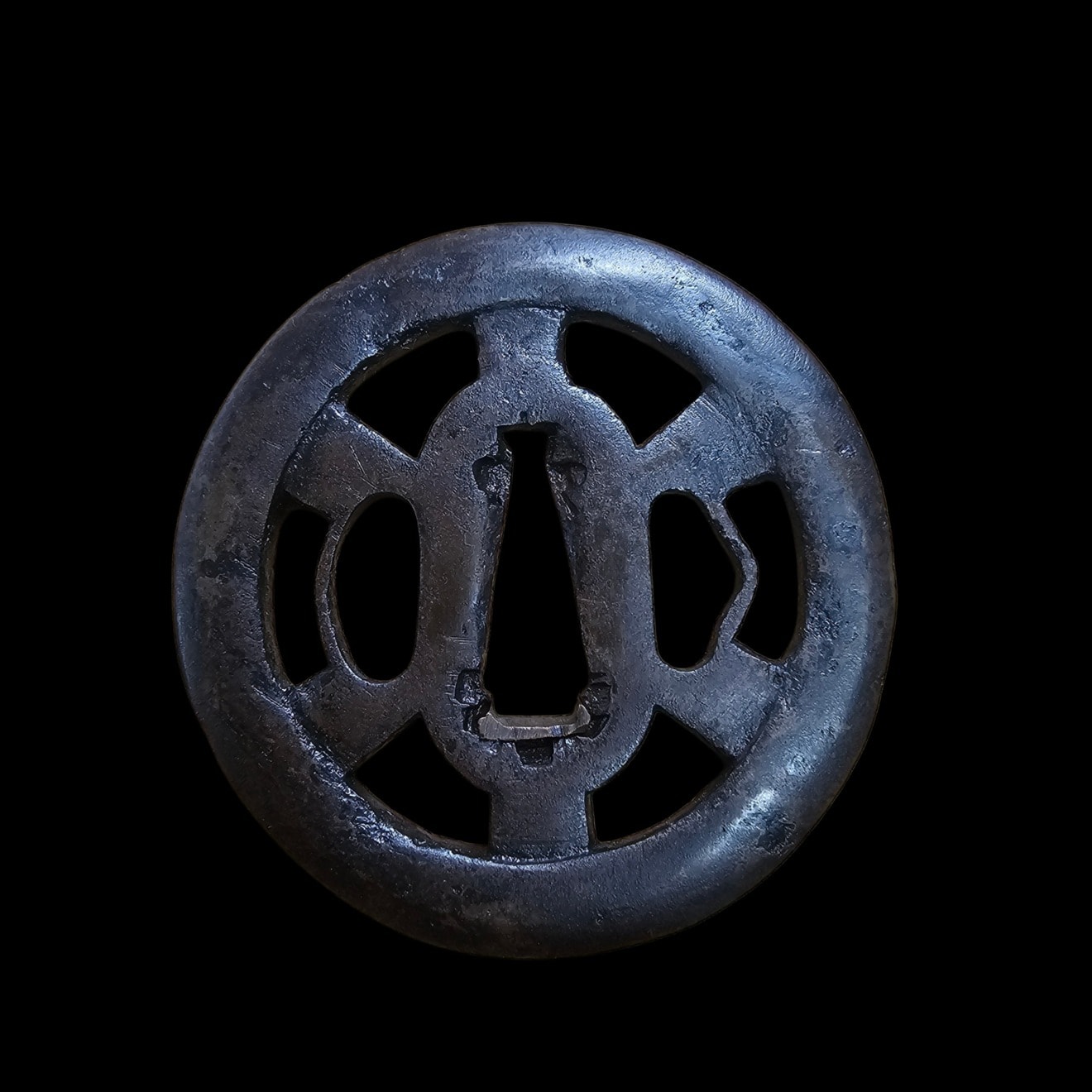 Tsuba - Cart Wheel Design